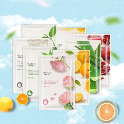 China Wholesale Mixed Extracts Facial Mask Fruit Moisturizer Private Label Mask Natural Moisturize Gentle Hydration For All Skin Mask Silk Sheet for sale