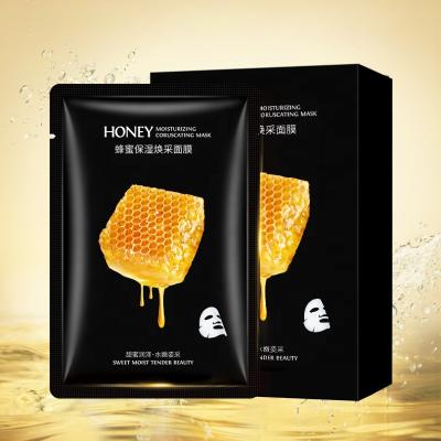 China Moisturizer Private Label Honey Sheet Mask Korean Beauty Skin Care Favorite Facial Mask Deep Revitalizing Revitalizing Face Mask for sale