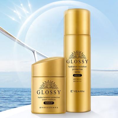 China Moisturizer OEM Moisturizing Whitening Sunscreen Protect And Care Face Skin Protect From Sun Exposure Isolation Protective Cream And Spray for sale