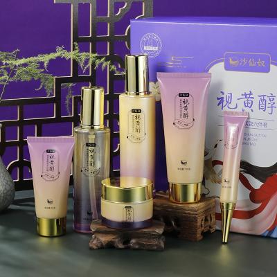 China Face Shaxiannu in Routine Anti-Aging Six-Piece - Retinol Oligopeptide Complexing and Firming Retro Chinese Style Skin Care Set for sale