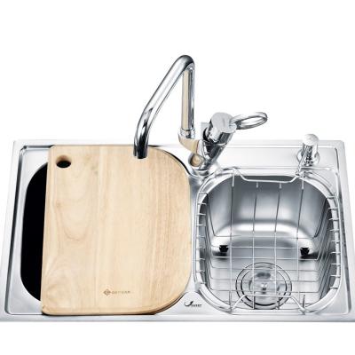 China Without Faucet China OEM Manufacturer Stainless Steel Kitchen Sink OH-6643 Sink Liner for sale