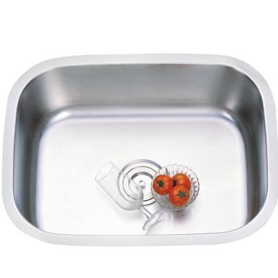 China Without Faucet 2017 hot sale SS stainless steel 304 wash basin single bowl sink for sale