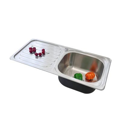 China With Faucet OD-8038A High Quality Single Bowl Undermount Kitchen 304 Stainless Steel Commercial Sink for sale