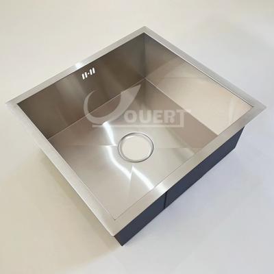 China With Faucet OM-5148A 304 SS Home High Quality Under Counter Kitchen Sink Single Stainless Handmade for sale