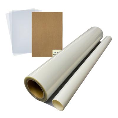 China Cheap Clear 100micron Screen Printing Inkjet Moisture Proof Transparent Film Photo Paper Rolls for sale