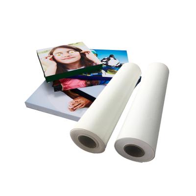 China Inkjet Printing Large Format Eco Solvent Ink 360g Waterproof Roll Matte Inkjet Printing Poly Cotton Canvas for sale