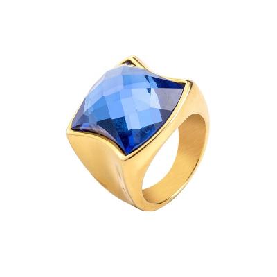 China New Product Fashion Trendy Gold Gemstone Rings With Best Quality for sale