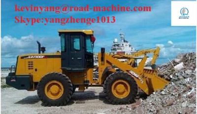 China Strong Frame Small Wheel Loader Operating Weight 10T With FOPS Cabin for sale