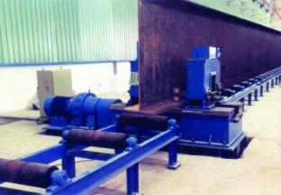 China Plate H Beam Longitudinal Seam Welder , Electrical Staightening Machine for sale