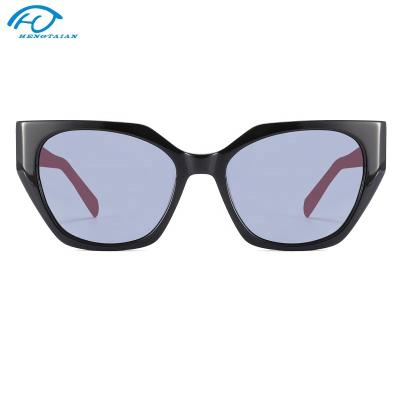 China Square Hengtaian 2022 New Shape Italy Design Acetate Sunglasses Frames Polarized Eyewear Unisex Vintage UV400 Mens Ready Stock for sale