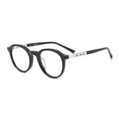 China Hengtai Light Frame Oval Optical Glasses Full Frame Acetate Glass Frame Eyewear Ultrathin 91030 High Level Eyewear for sale