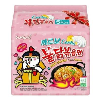 China Free Flavor Premium Fast Spicy Noodle Instant Trans-fat Korean Noodle for sale