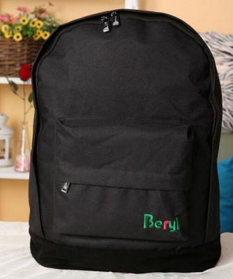 China new designer black fashion backpack for sale