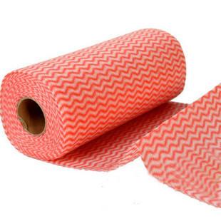 China OEM Home Non Woven Fabric Floor Cleaning Wipe Roll 50gsm Household Cleaning Products for sale