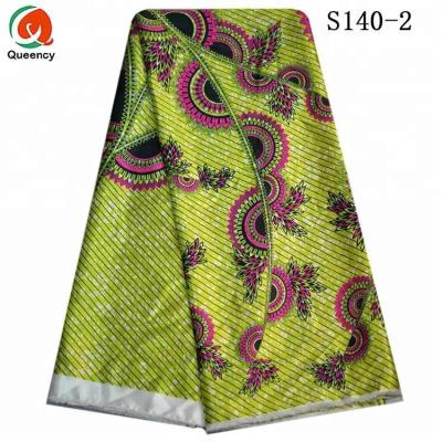 China New Fashion Digital Printing Satin Silk Fabric Flower African Print Fabric Shrink-Resistant Silk Damask Queency for sale