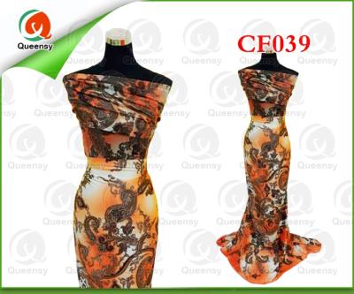 China Viable factory price and popular CF039 chiffon fabric for sale