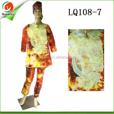 China Anti-static cheap african bazin wholesale men's pants and dresses for sale