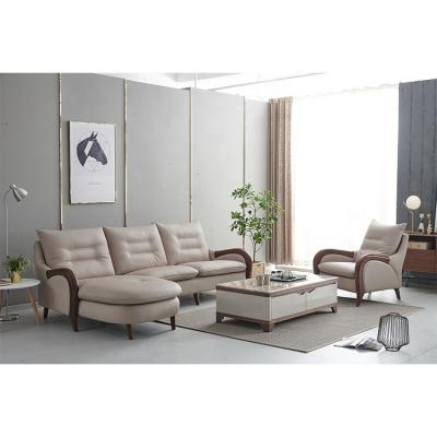 China Other High Quality Antique Wood Frame Sofa, China Suppliers Living Room Leather Sofa for sale