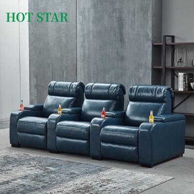 China Massage Weightlessness Custom Lounge Luxury Genuine Leather Movie Recliner Recliner Armchair, Boy Sectionals Lazy Sofa, Leather Recliner Sofa for sale