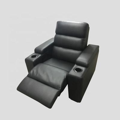 China Massage Customized Leather Recliner Chair With Cup Holder, Modern Soft Home Theater Sofa Leather, Home Theater Recliner Chairs On Sale for sale