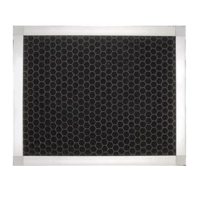 China Custom Activated Hotel Coconut Shell Charcoal Honeycomb Carbon Air Purifier Filter for sale