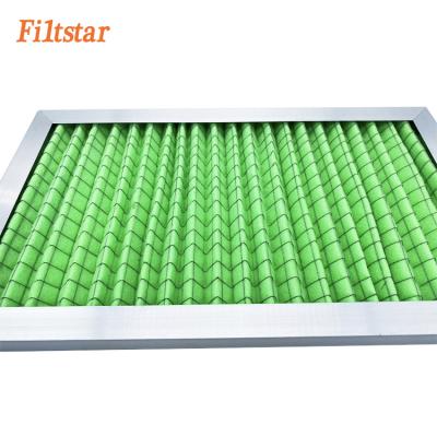 China Hotel Factory Directly Sell G1 G2 G3 G4 Panel Air Filter Pre Frame Primary Aluminum Filter Pleated Primary Air Filter for sale