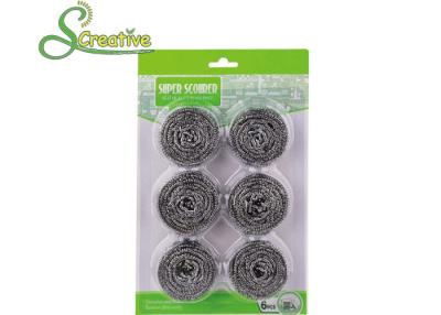 China Rustproof Anti Mildew Stainless Steel Scourer For Kitchen And Restaurant Cleaning for sale