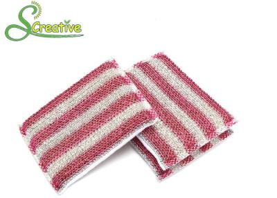 China Kitchen Dish Washing Scrub Pads , Antibacterial Sponge Pads For Ceramic Tile Cleaning for sale