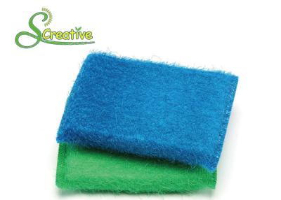 China Plastic Nylon Scrubbing Pad PU Kitchen Cleaning Sponge Antibacterial No Oil Stains for sale