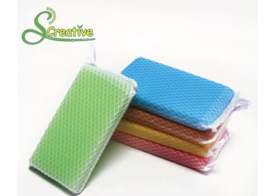 China PU Polyester Elastic Kitchen Scouring Pads , Dish Washing Sponge OEM Service for sale