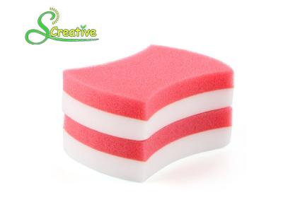 China Easy Cleaning Melamine Eraser Sponge With Polyurethane Foam For Home / Office for sale