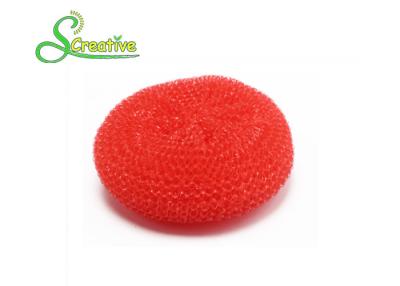 China Dish Washing Plastic Scouring Pad , PP Wire Mesh Scrubber For Cookware Cleaning for sale