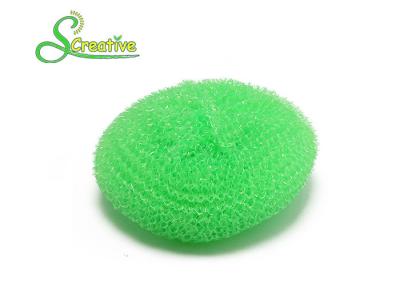 China Non Mildew Plastic Mesh Scourer Kitchen Cleaning Ball Customized Weight for sale