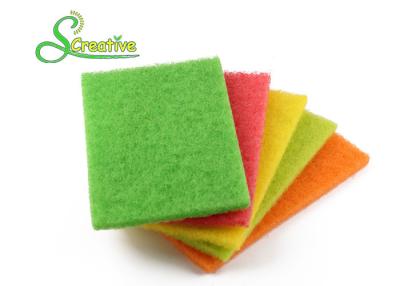 China Kitchen Heavy Duty Scouring Pads Cleaning Cloth Non Abrasive Remove Stubborn Stain for sale