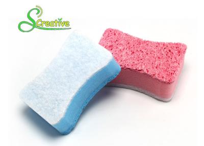 China Kitchen Cleaning Compressed Cellulose Sponge Colored Strong Water Absorption for sale