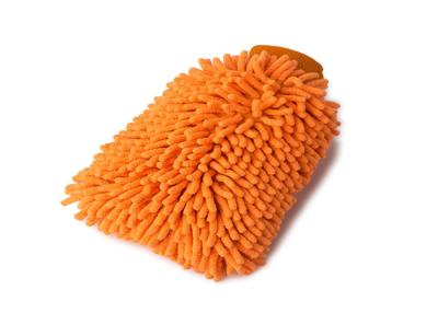 China Soft Microfiber Premium Chenille Wash Mitt , Auto Cleaning Sponge Scratch Free for sale