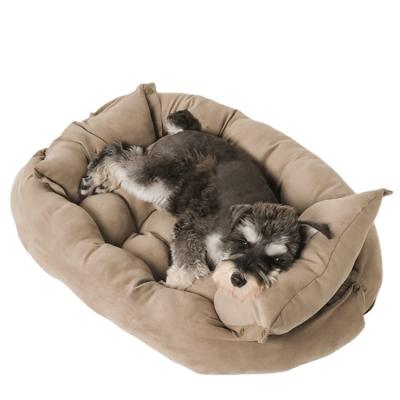 China Square Variable Universal Dog Bed Breathable Multifunctional Folding Detachable Cushion Pet Sofa Dog Bed for sale