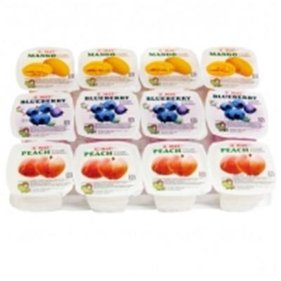 China Natural Wholesale Custom Cheap Mixed Fruit Flavors Fruit Jelly and Pudding Candy for sale