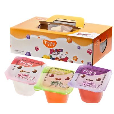 China High Quality Cheap Mixed Pudding Normal Jelly Bag With Fruit Yogurt Style Cartoon Drawing for sale