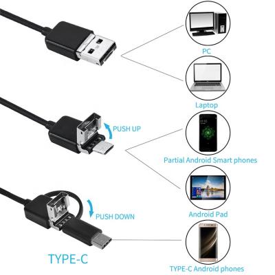 China Focal Length 4cm-5m Telescopic Borescope 8pcs LED Light 1280x720 Waterproof/Waterproof Industrial Camera for sale