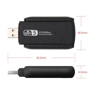 China LAPTOP 1 port network card 5G wireless WIFI receiver wireless card for sale