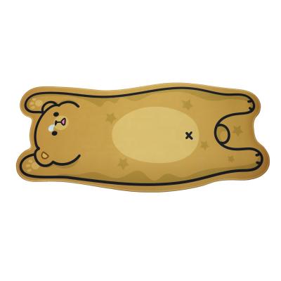 China 2021 Rectangle 25cmx25cm 73cmx31cm Non-slip Square Sublimation Cartoon Bear Mouse Pad for sale