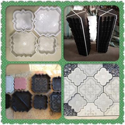 China High quality pp material anti-theft concrete paver mold plastic for sale for sale