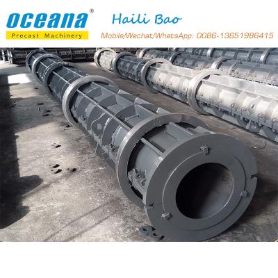 China High Quality Reinforced Public Works Concrete Pole Mold Production Line Forms For Concrete Poles for sale