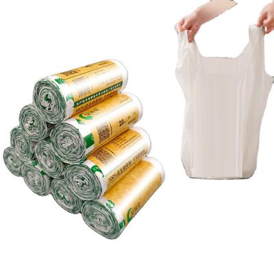 China WHOLESALE PLA waste bag suppliers BIODEGRADABLE waste bags biodegradable roll up garbage bag recyclable for sale