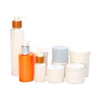 China 2021 New 100% Biodegradable Material Cosmetic Containers 100% Biodegradable Bottle Packaging For Cosmetics for sale