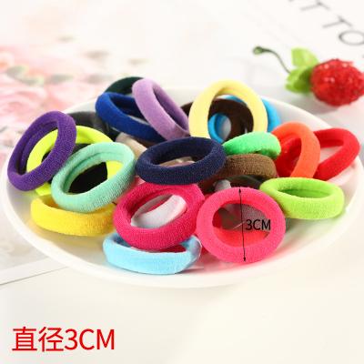 China Manufacturers Sale 3cm High Elasticity Joker Solid Color Soft Headband 979 Hair Tie Hair Towel Band for sale