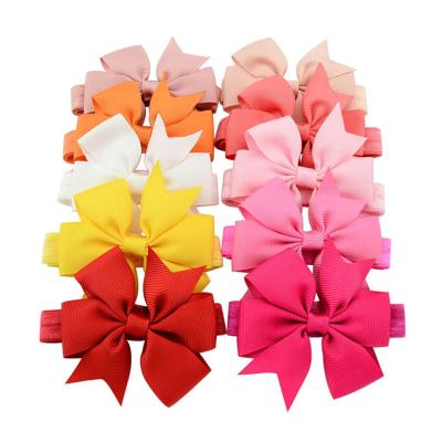 China European and American popular children's hair band strap bow children's jewelry baby fishtail headband hair band for sale