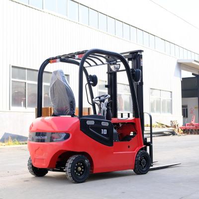 Cina Building Material Shops Shanding Electric Hydraulic Forklift 1ton 2ton 3ton Capacity Forklift Stacker Trucks For Hot Sale in vendita