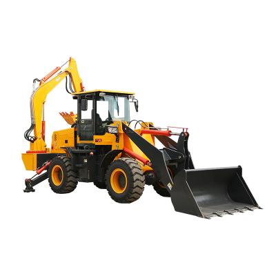 China Hotels New Retroescavatore Backhoe and 4 Wheel Loader Mini Retro Front Excavator by Agricolo Tractors for Farm Agriculture Machine for sale